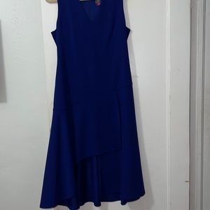 Vince Camuto Royal blue high low dress